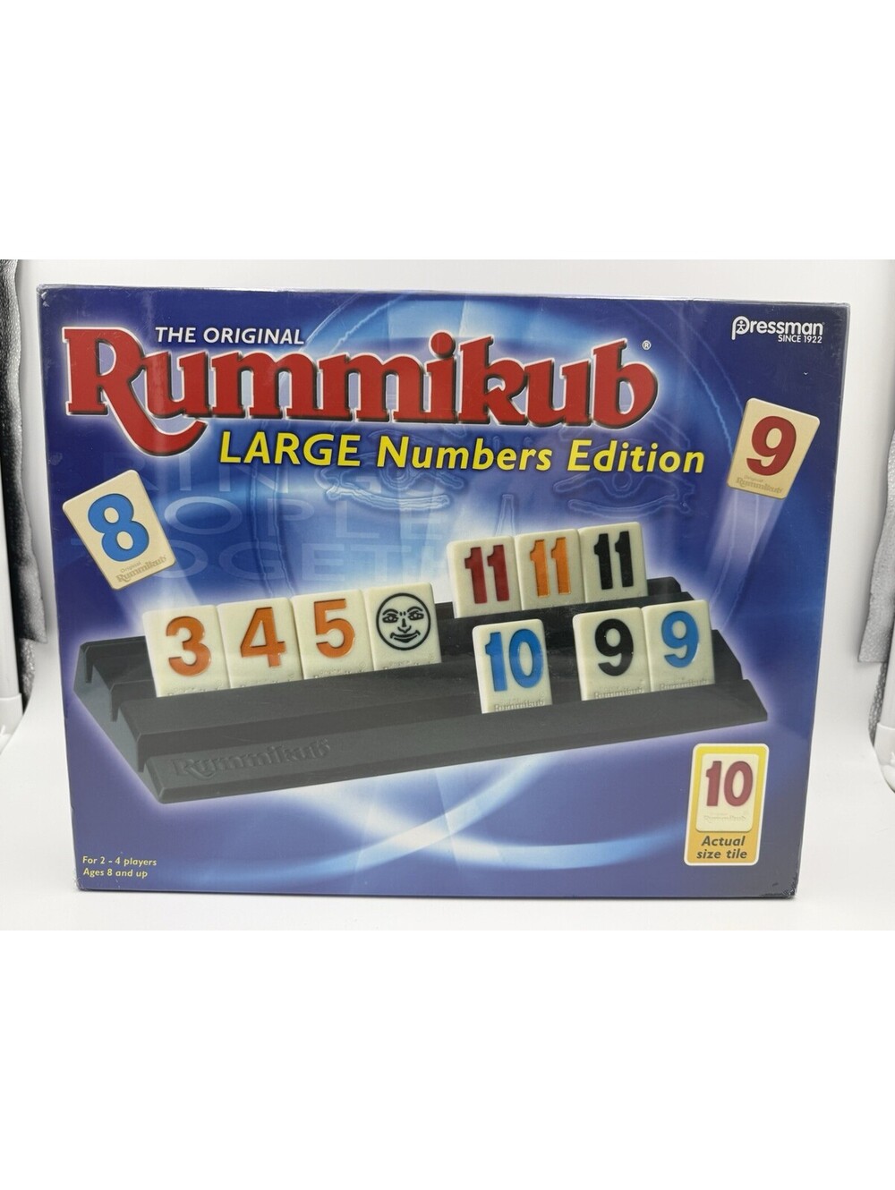 RUMMIKUB Rummy Tile Game Large Numbers Edition New In Sealed Box Pressman 2016